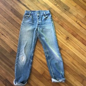 Vintage Levi’s classic straight leg fit denim jean